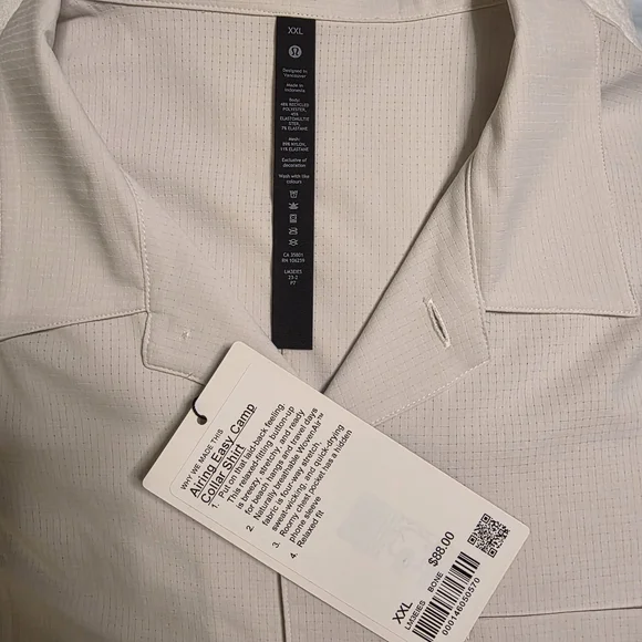 White Short Sleeve Men's Shirt - Picture 4 of 5